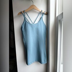 lululemon athletica Light Blue Strappy Camisole